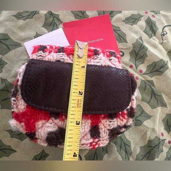 New* Vera Bradley Tweed Saddle Wallet Multi cards-Multicolor Geometric Pattern - Picture 7 of 9